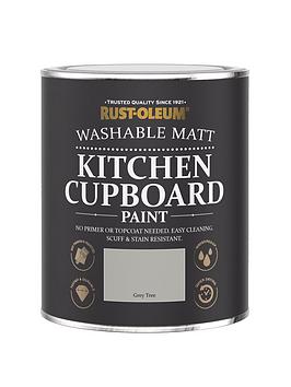 Product photograph of Rust-oleum Kitchen Cupboard Paint - Grey Tree from very.co.uk