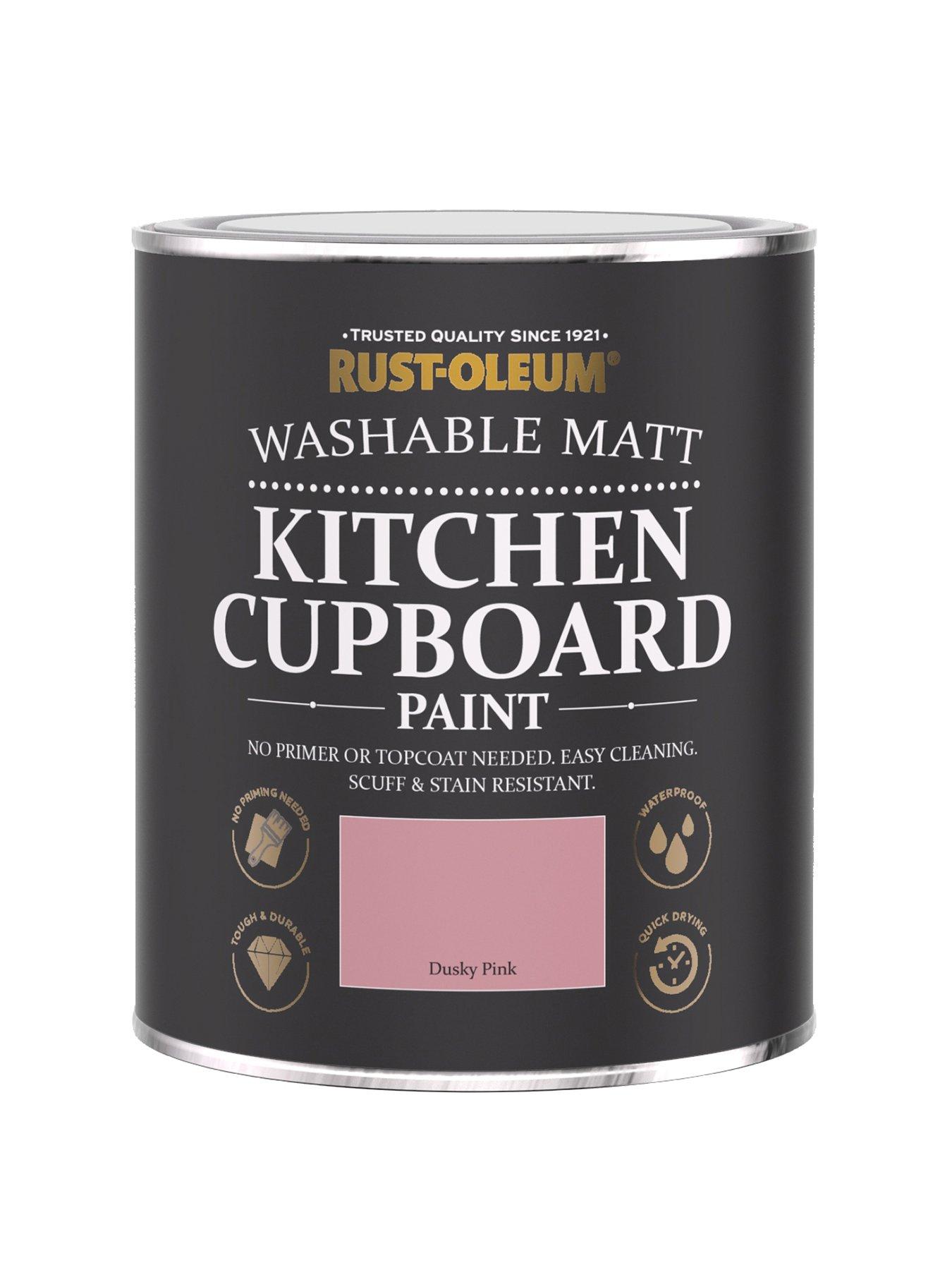 Pink shop cupboard paint