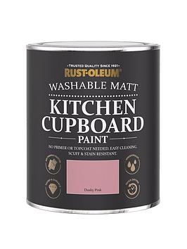 Product photograph of Rust-oleum Kitchen Cupboard Paint - Dusky Pink from very.co.uk