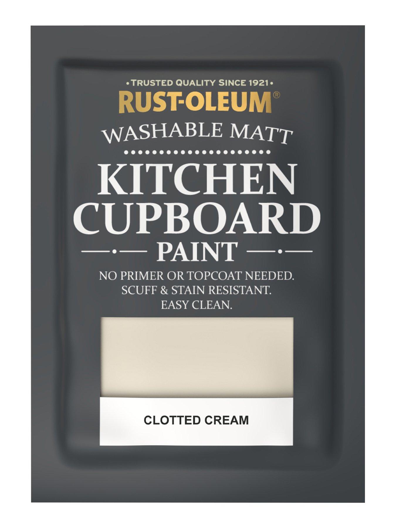 RustOleum Kitchen Cupboard Paint Clotted Cream Very