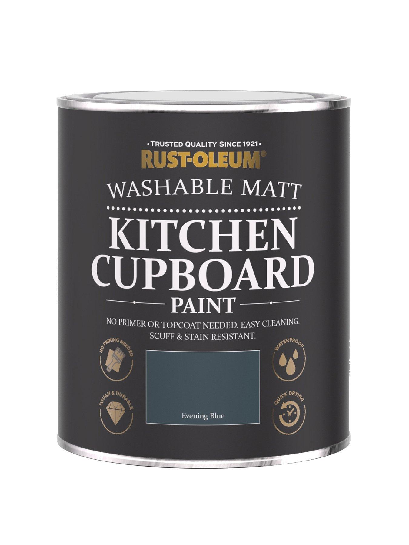 Image 1 of 4 of Rust-Oleum Kitchen Cupboard Paint -&nbsp;Evening Blue