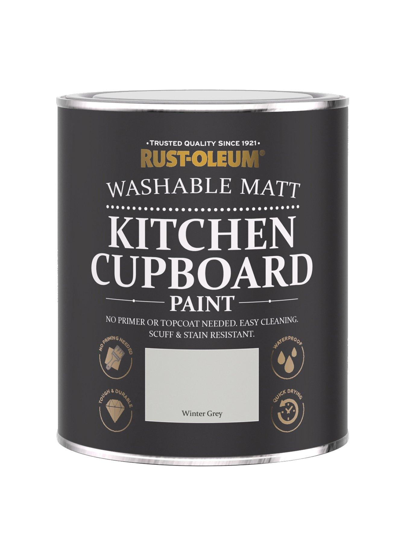 Rust-Oleum Kitchen Cupboard Paint Winter Grey 750ml