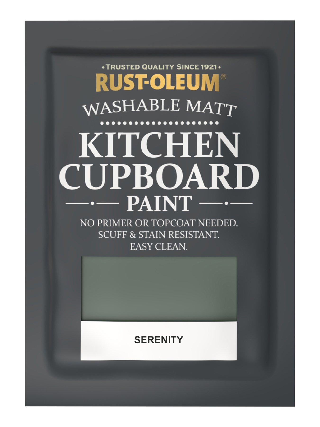 Image 5 of 5 of Rust-Oleum Kitchen Cupboard Paint Serenity 750ml