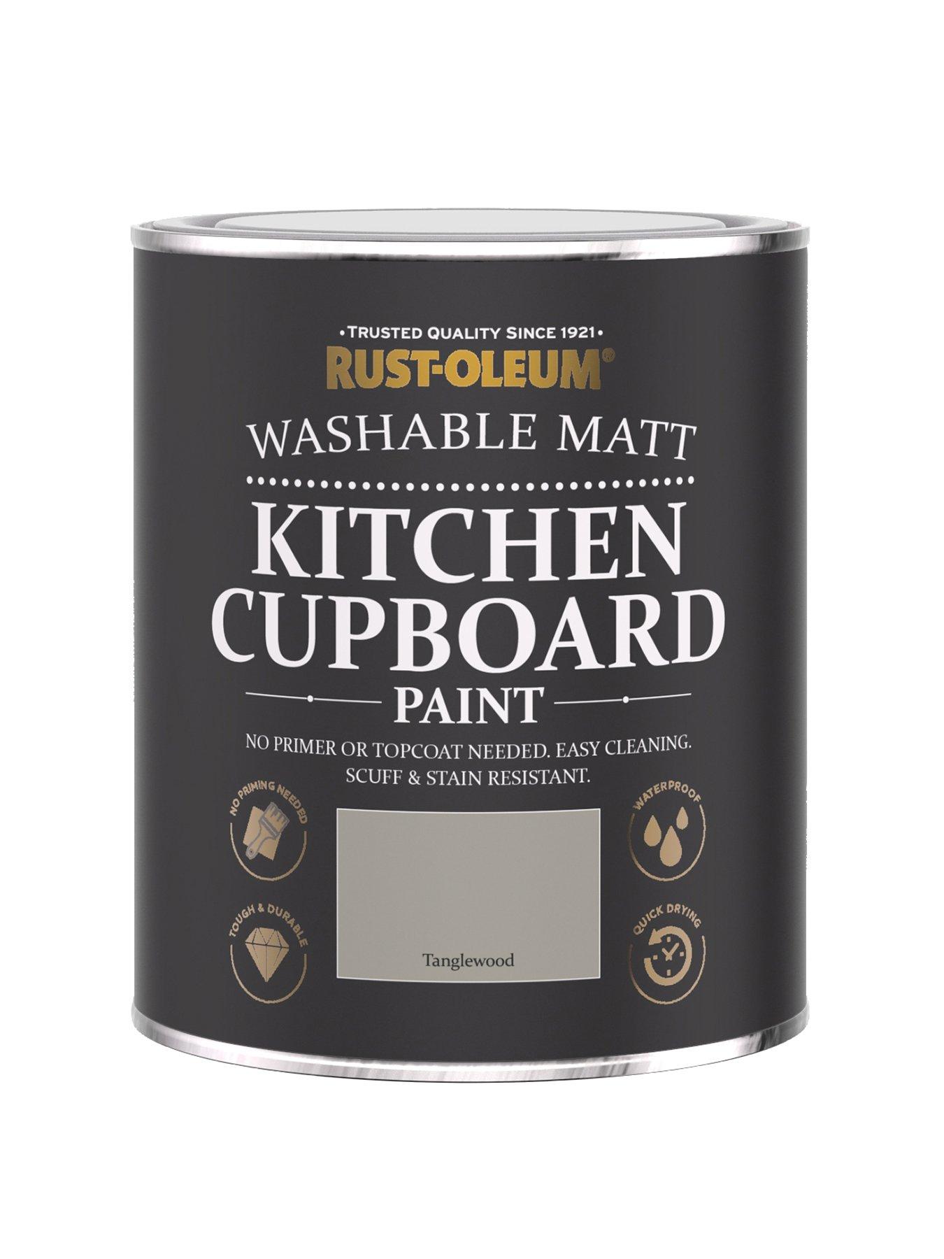 Product photograph of Rust-oleum Washable Matt Finish Kitchen Cupboard Paint Ndash Tanglewood from very.co.uk