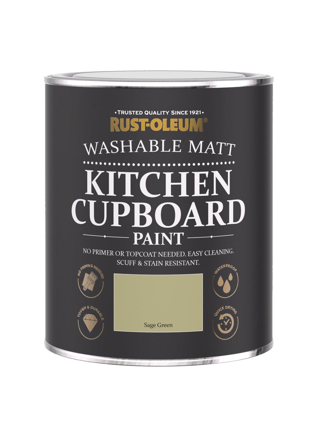 Sage green deals cupboard paint