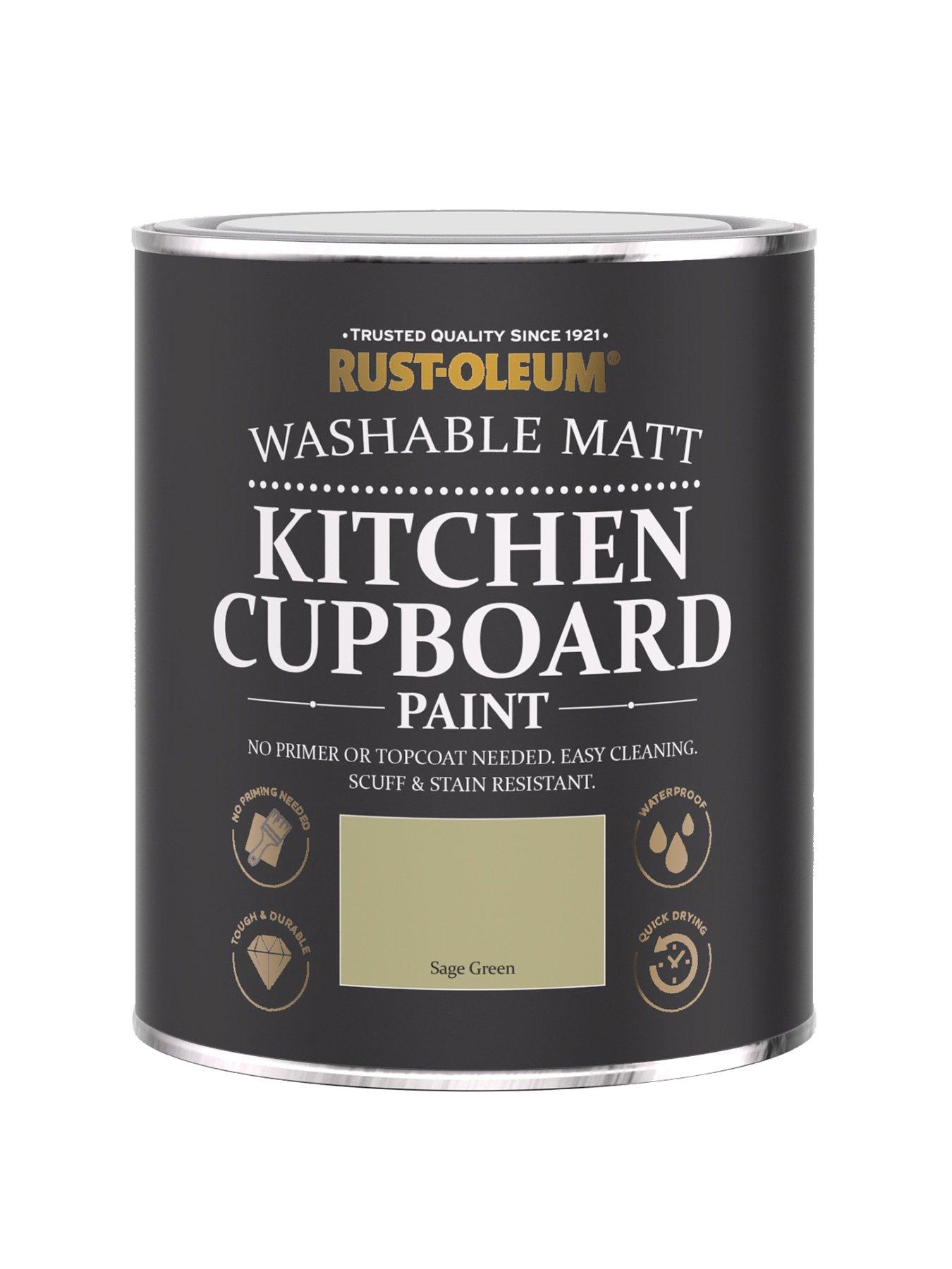 Rust-Oleum Kitchen Cupboard Paint in Sage Green – 750 ml Tin