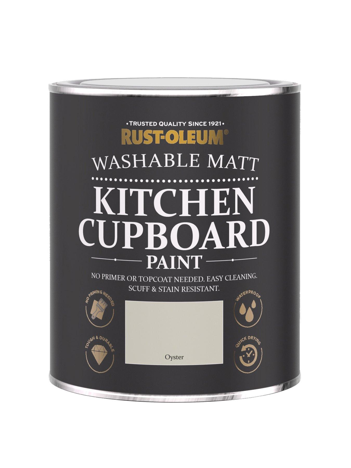 Rust-Oleum Kitchen Cupboard Paint in Oyster – 750 ml Tin