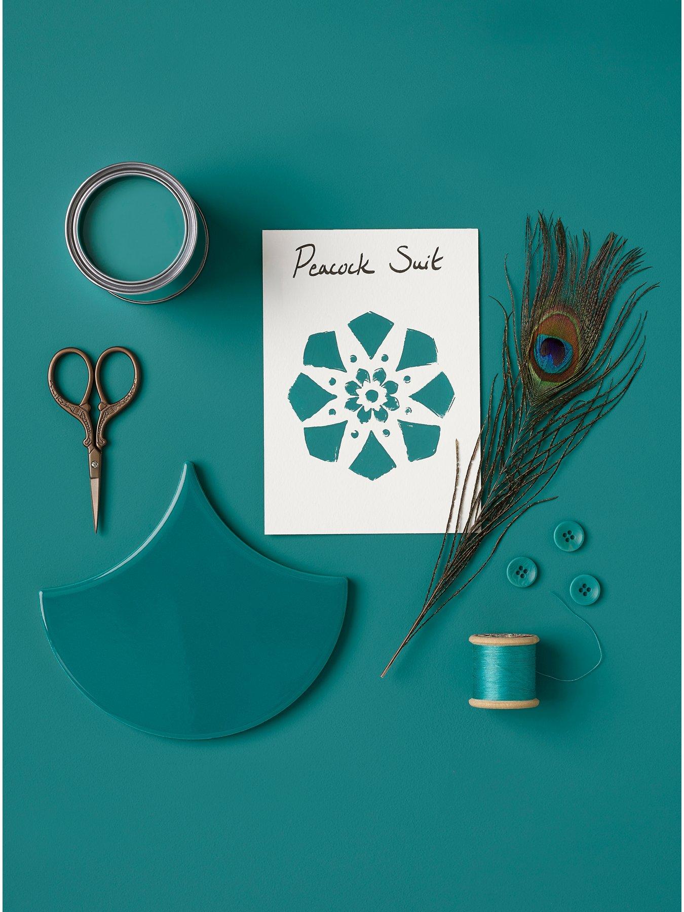 Image 3 of 4 of Rust-Oleum Kitchen Cupboard Paint Peacock Suit 750ml