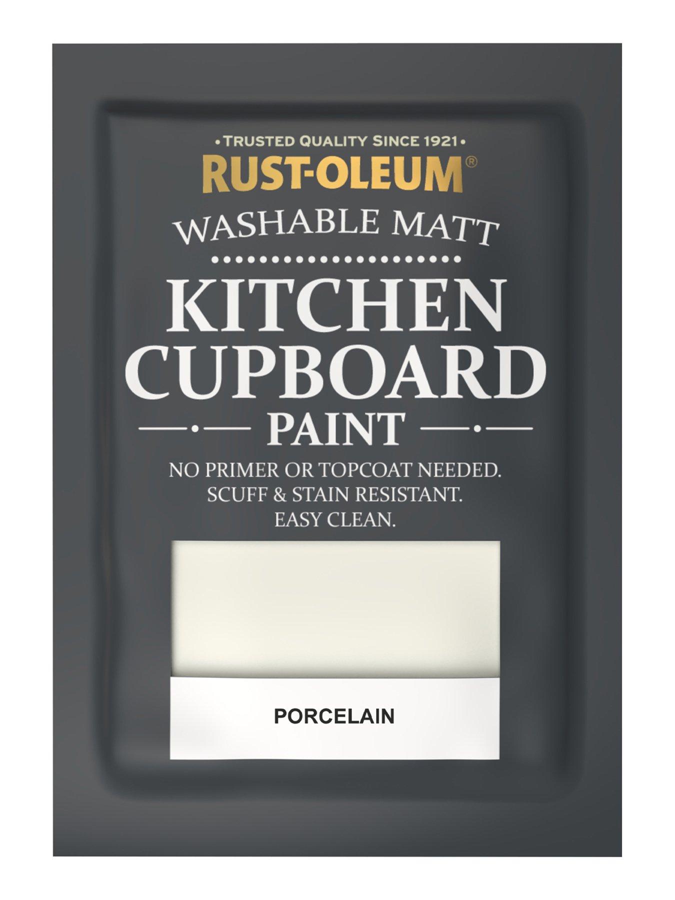 RustOleum Kitchen Cupboard Paint in Porcelain 750 ml Tin Very.co.uk