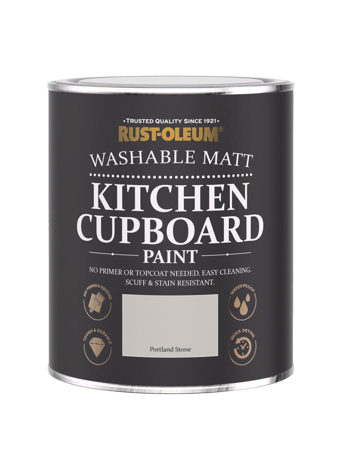 Rust-Oleum Kitchen Cupboard Paint in Portland Stone – 750 ml Tin