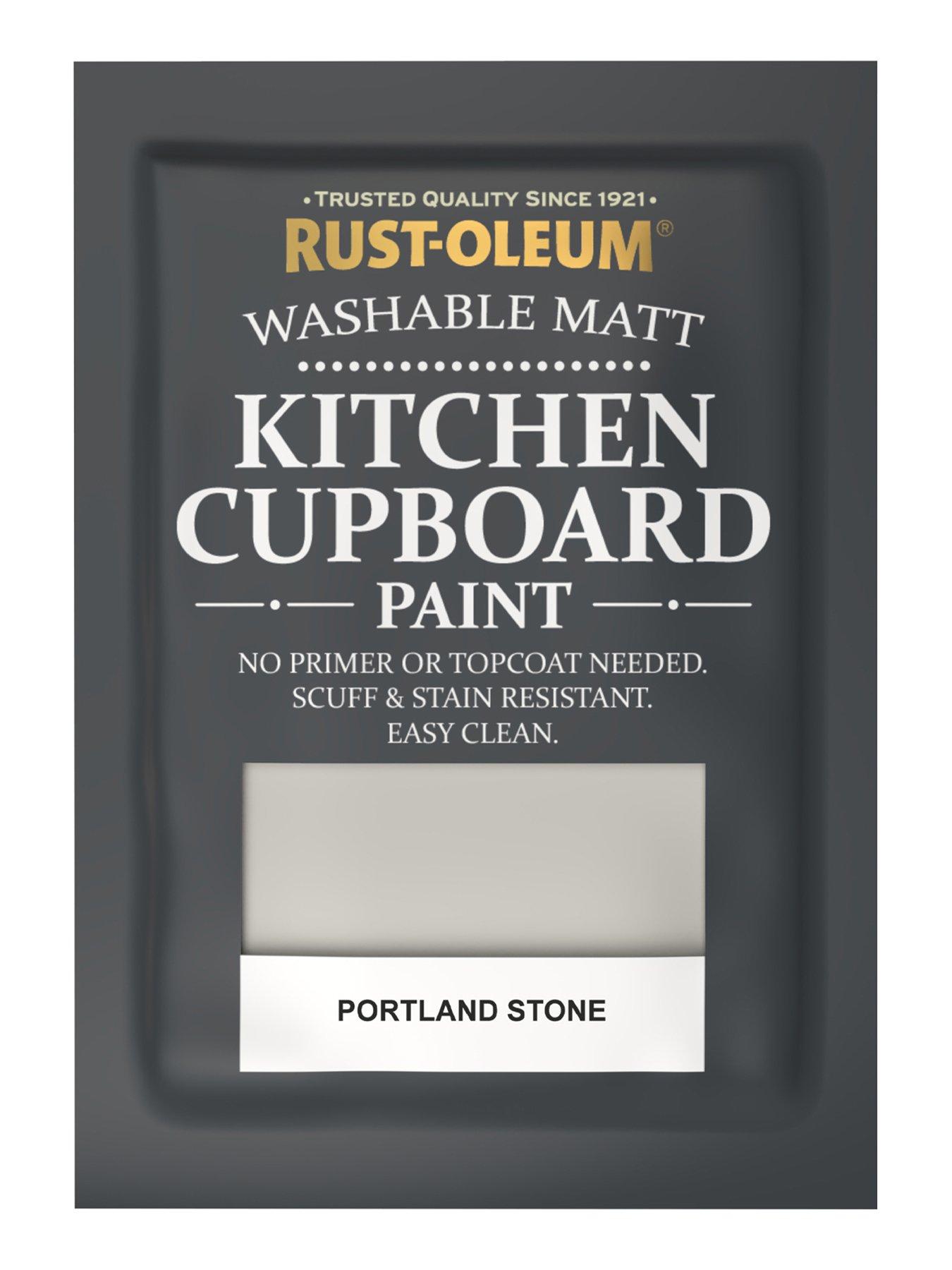 Image 4 of 4 of Rust-Oleum Kitchen Cupboard Paint in Portland Stone &ndash; 750 ml Tin