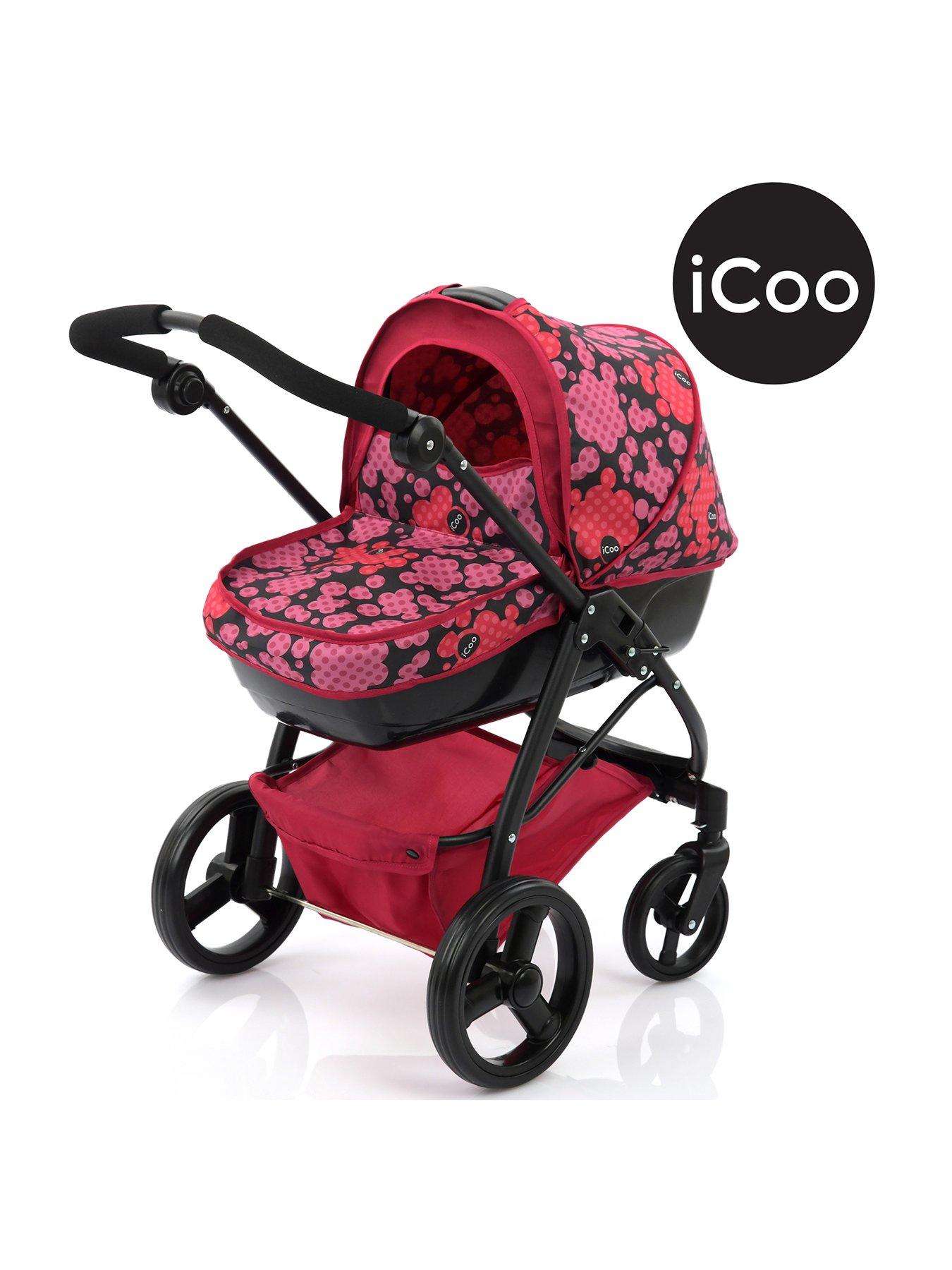 I'Coo Flora Red 2-in-1 Doll Pram | very 