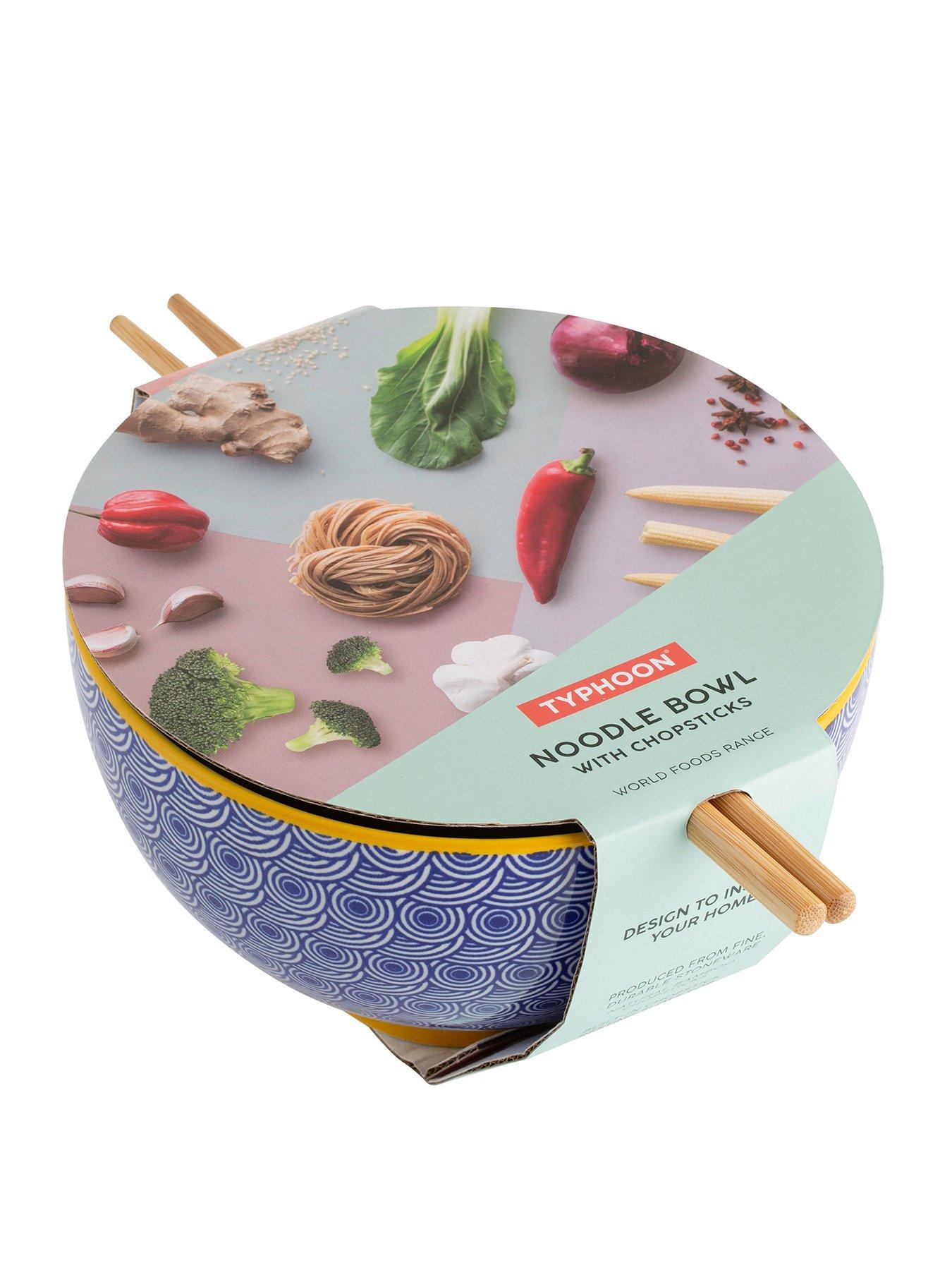 Product photograph of Typhoon Noodle Bowl With Chopsticks from very.co.uk