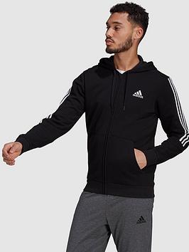 adidas-cut-3-stripe-zip-hoodie-plus-sizenbsp--blackwhite
