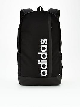 adidas-linear-backpack-blackwhite