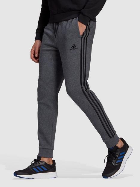 adidas-plus-size-3-stripe-fleece-pant