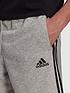  image of adidas-plus-size-3-stripe-sweat-short