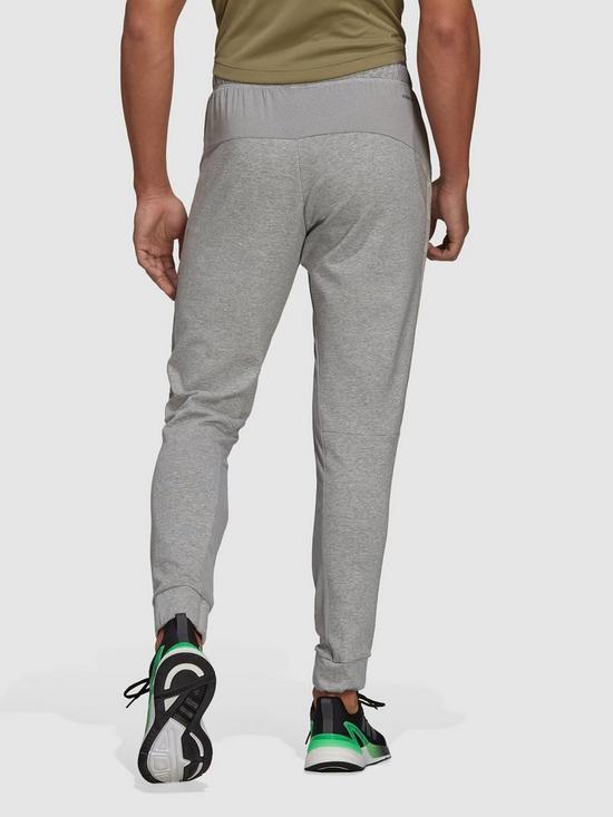 stillFront image of adidas-plus-size-tape-jogger-pants-greyblack