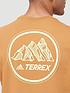 adidas-terrex-mountain-t-shirt-brownoutfit