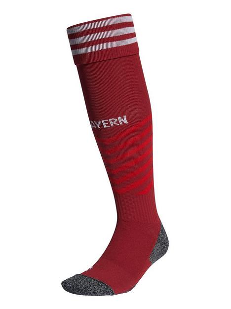 adidas-bayern-munich-youth-home-2122-sock-red