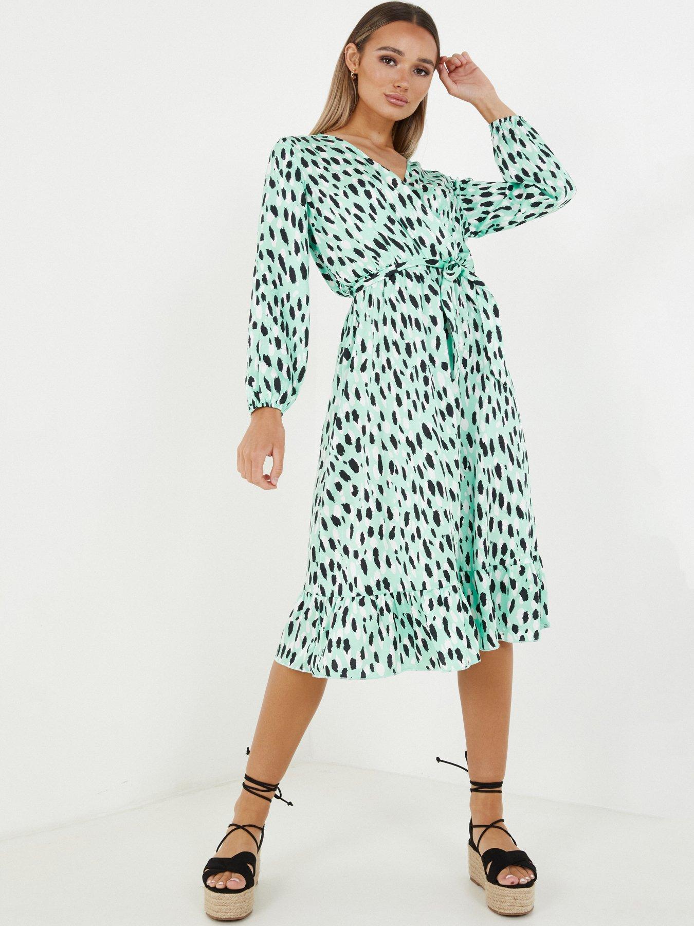 summer midi dresses with sleeves uk