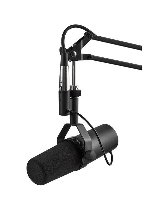 front image of shure-sm7b-content-creation-microphone