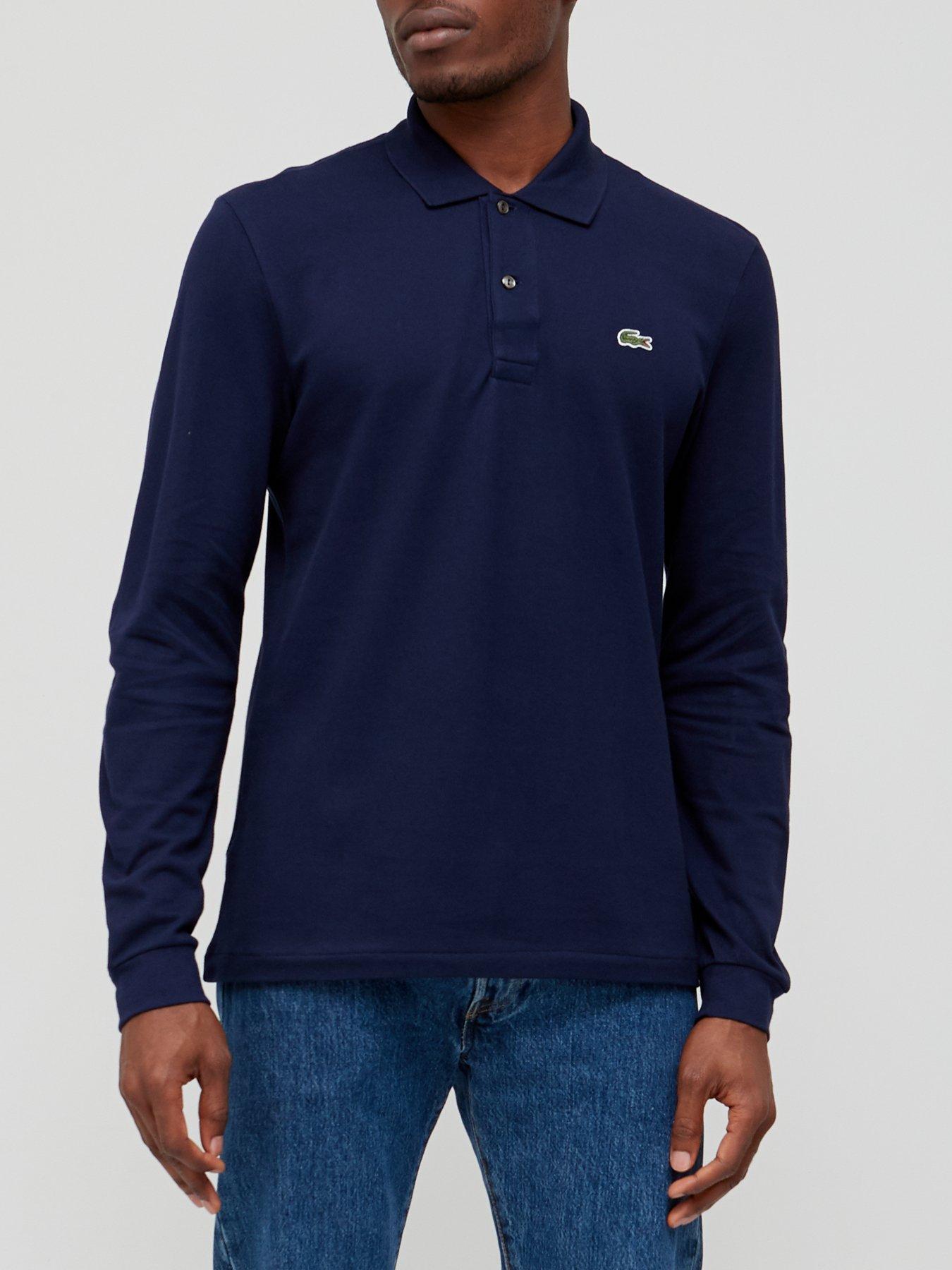 lacoste alligator long sleeve polo shirt