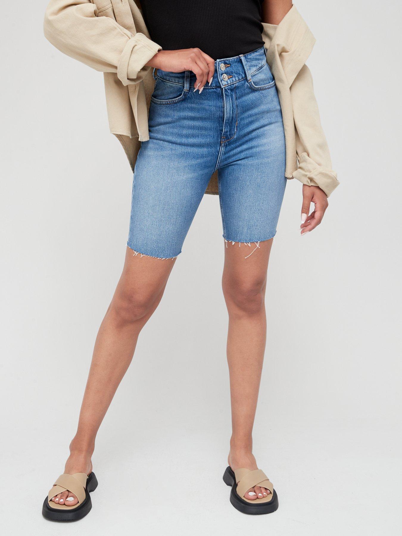 women's longer length shorts