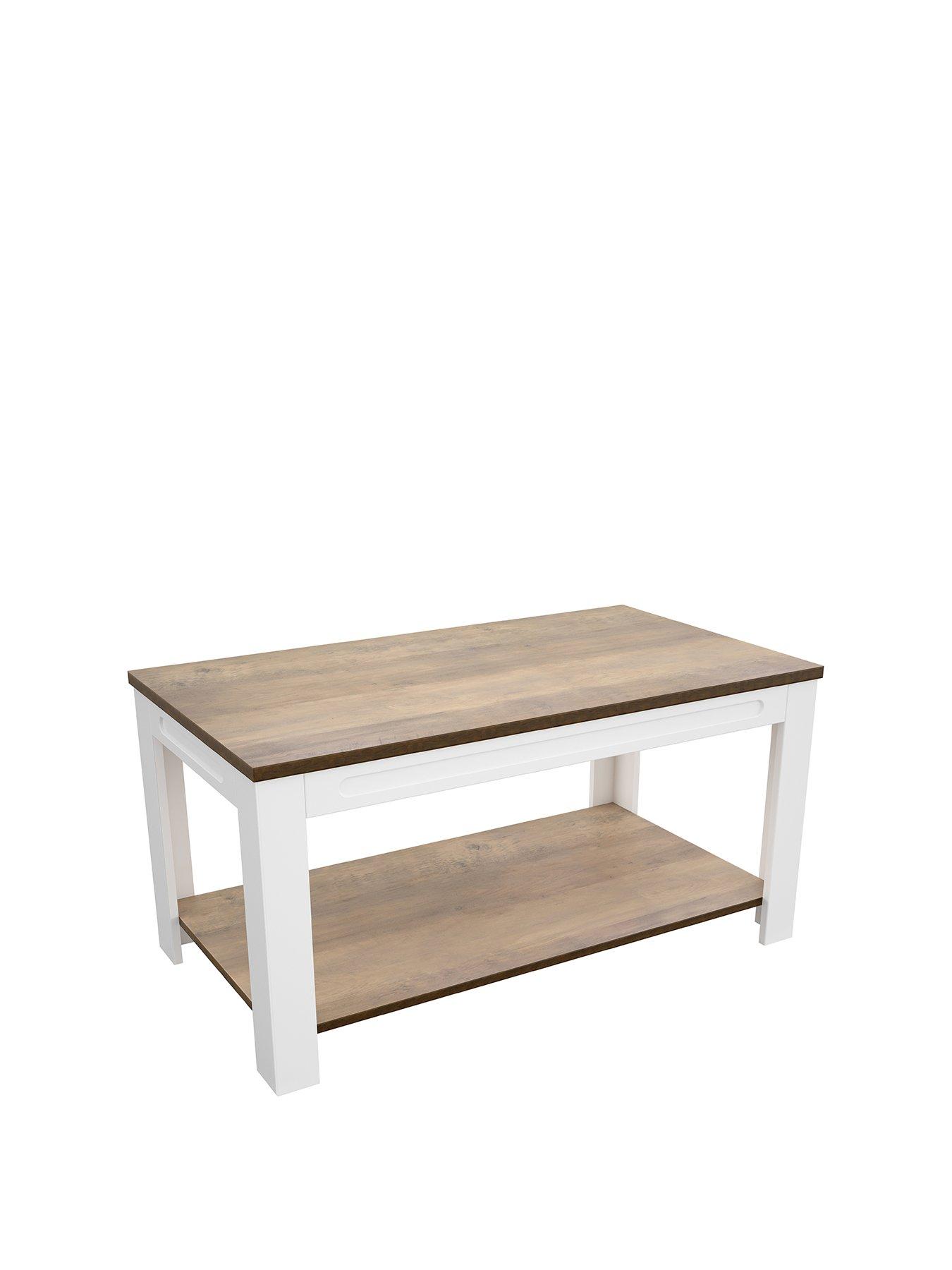 Product photograph of Avf Whitesands Brooke Coffee Table - White from very.co.uk