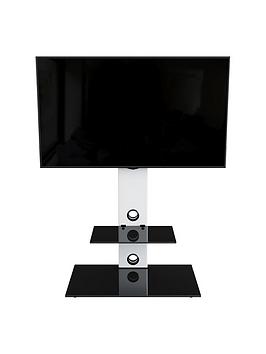 Product photograph of Avf Lesina Tv Stand 700 - Fits Up To 65 Inch Tv - White Black from very.co.uk
