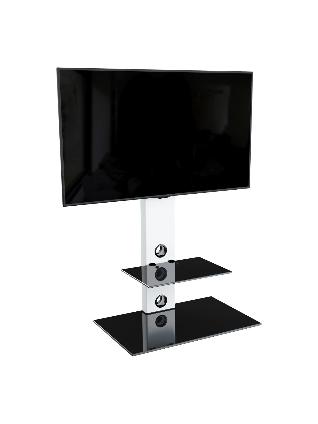 Image 3 of 6 of AVF Lesina TV Stand 700 - fits up to 65 inch TV - White/Black