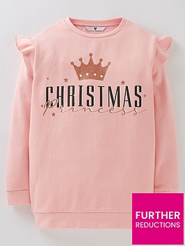 v-by-very-girls-christmas-princess-sweat-top-pink