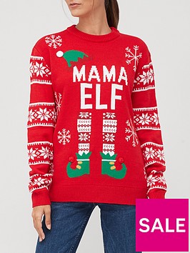 v-by-very-ladies-christmas-knitted-family-mama-jumper