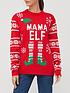 v-by-very-ladies-christmas-knitted-family-mama-jumperfront