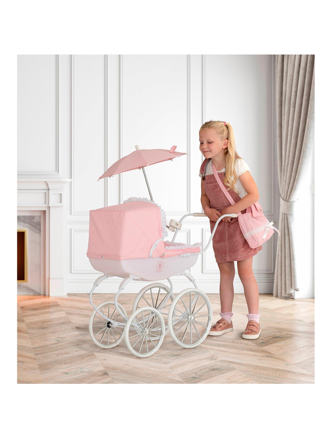 Bella Rosa Carriage Doll Pram Bundle 