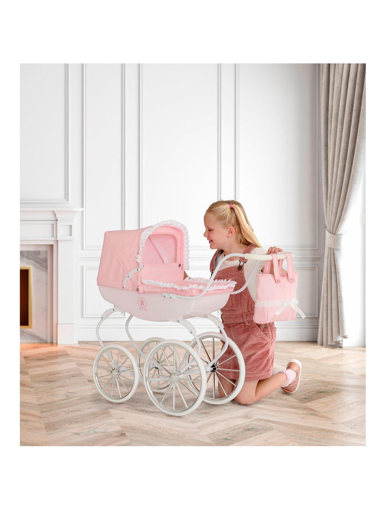 Bella Rosa Carriage Doll Pram Bundle 