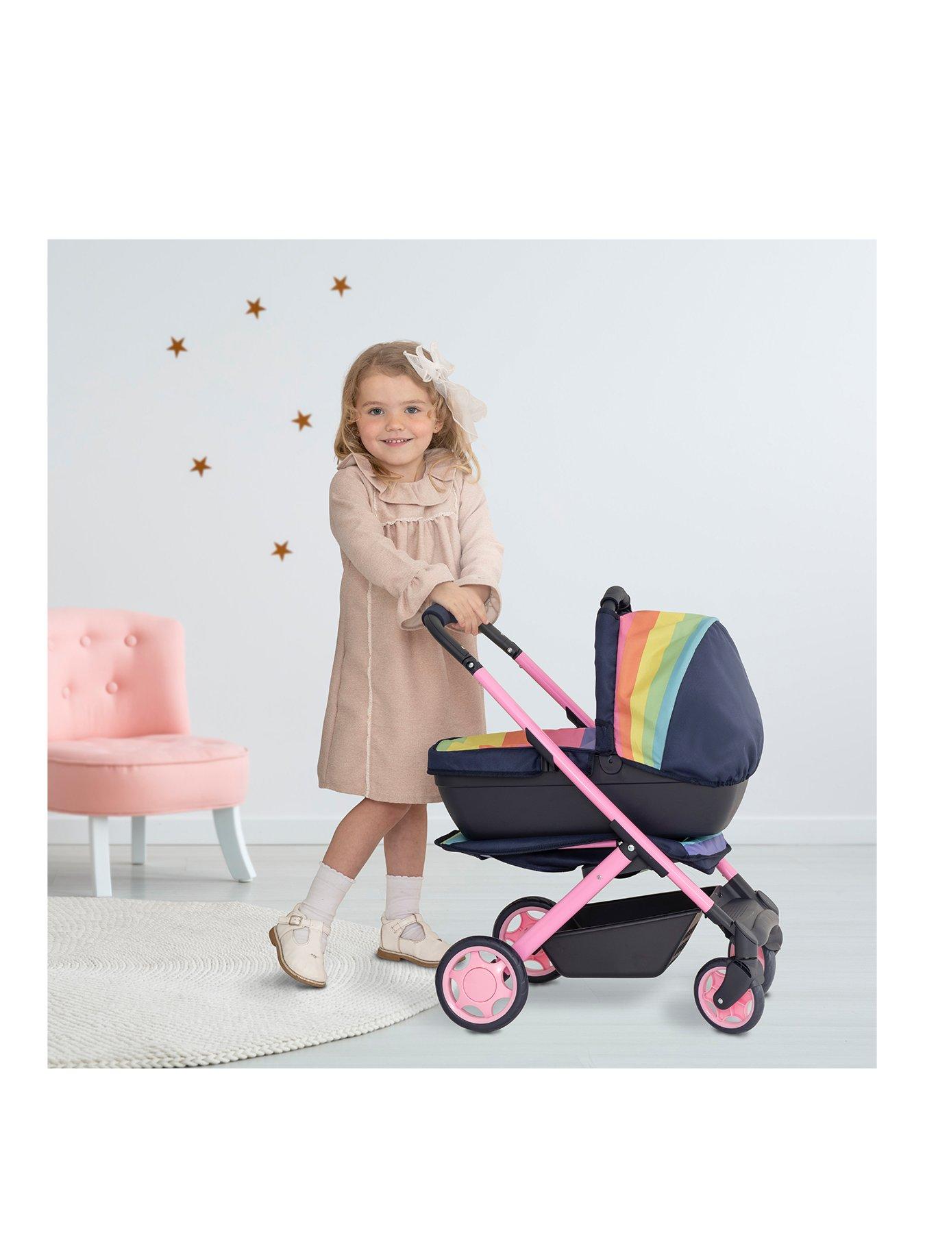 Rainbow 3 in 1 Doll Pram | very.co.uk