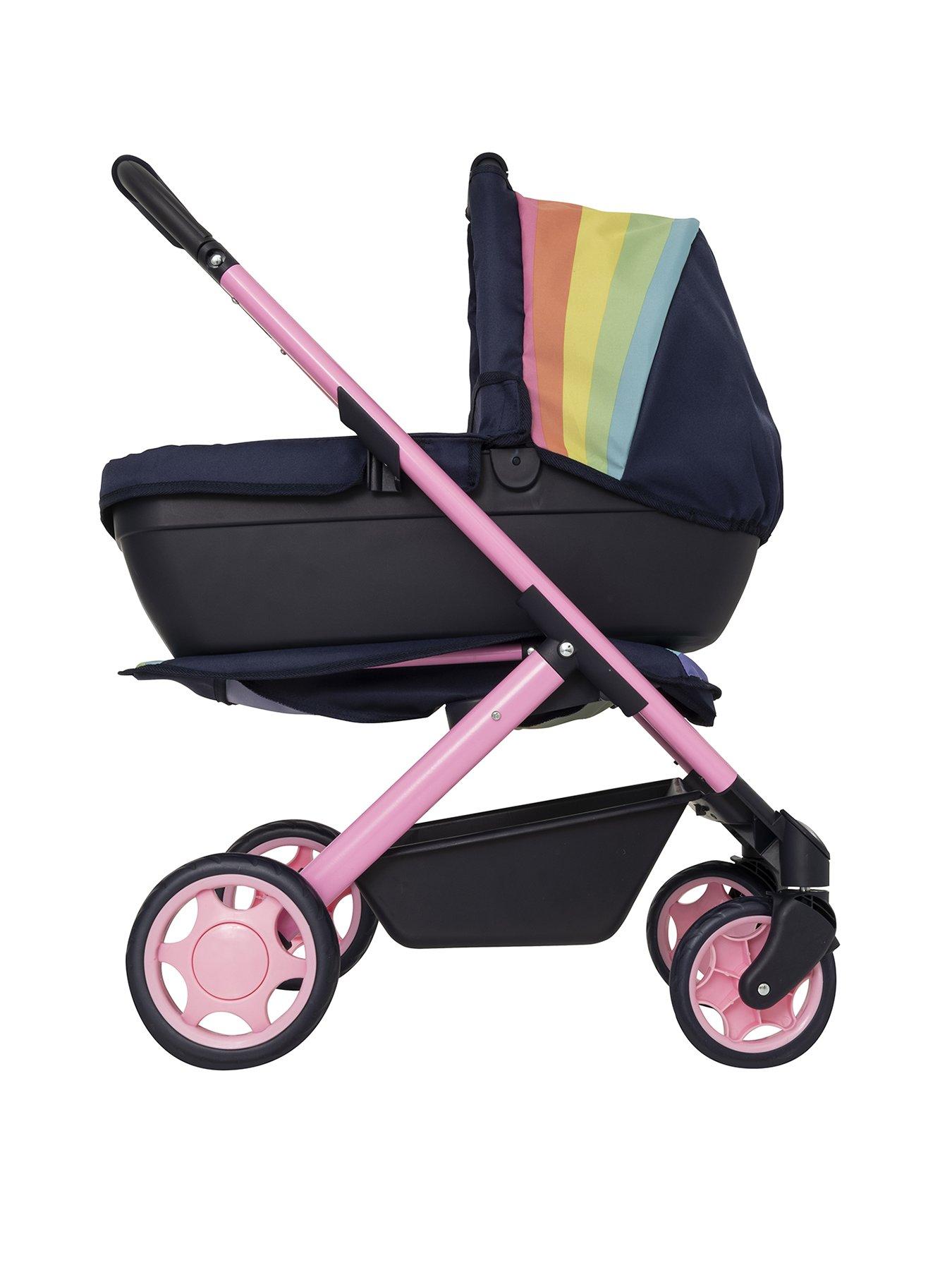 Rainbow 3 in 1 Doll Pram very.co.uk