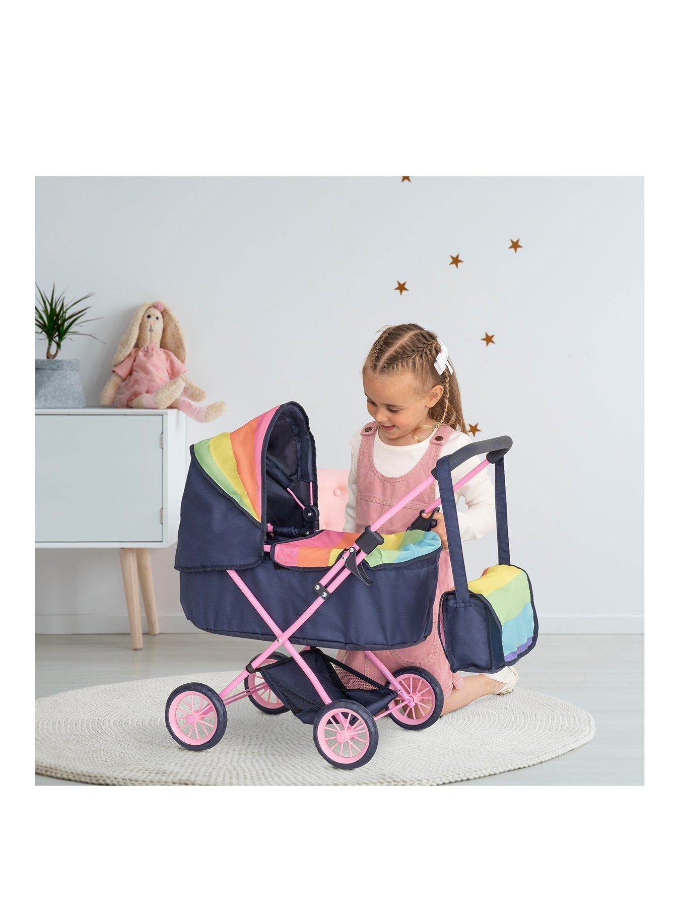 Rainbow Junior Doll Pram and Bag | very 