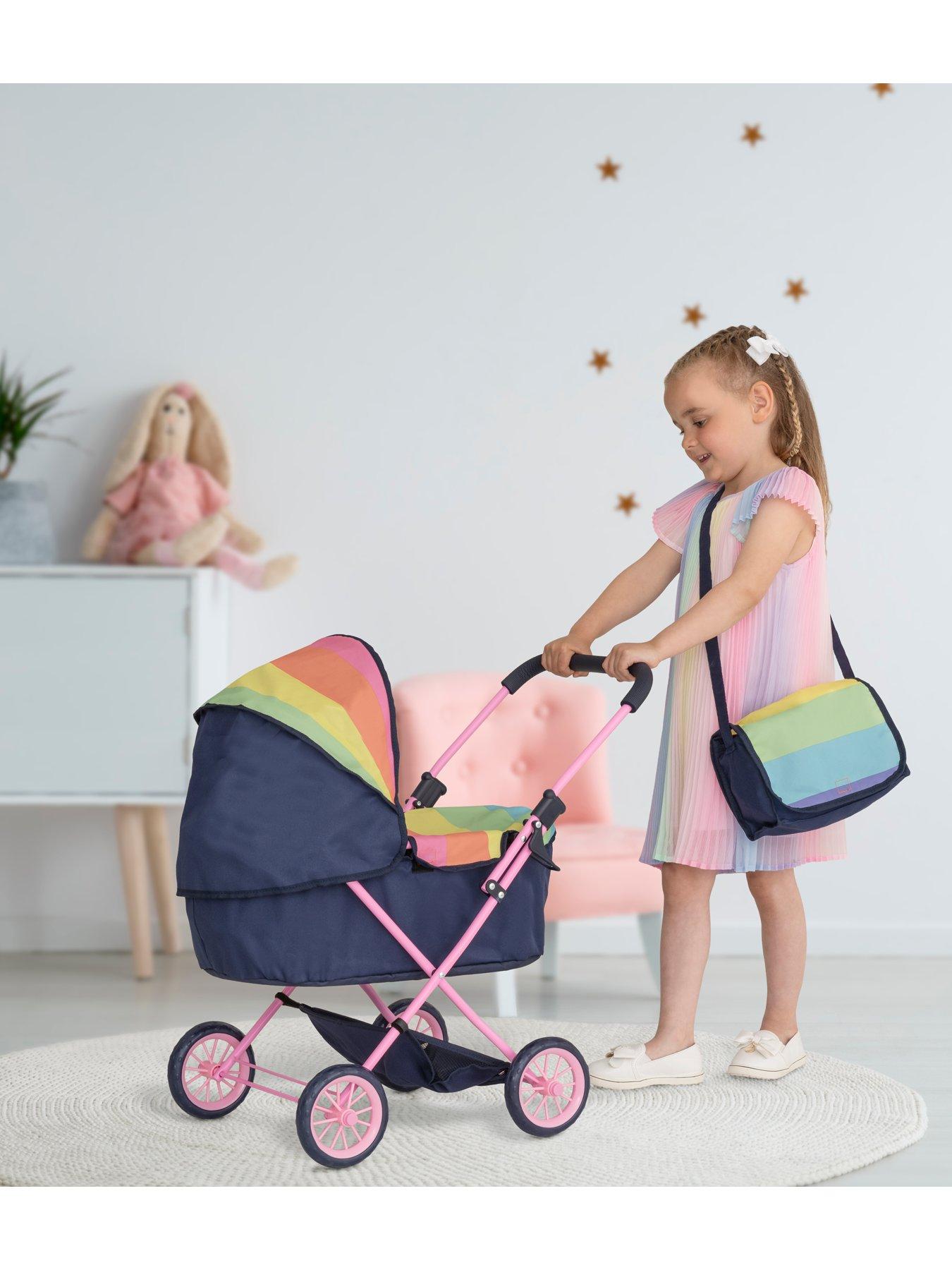 Rainbow Junior Doll Pram and Bag | very 