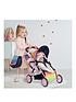  image of rainbow-dollnbsptwin-stroller-and-bag
