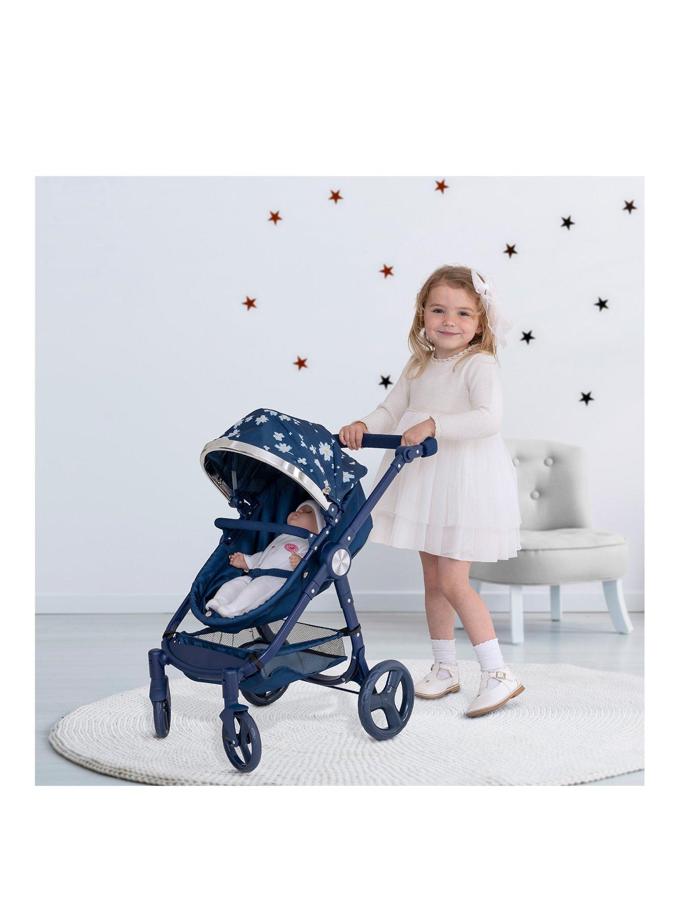 Mamas \u0026 Papas Ocarro Travel System Doll Pram with Car Seat \u0026 Shopping Basket