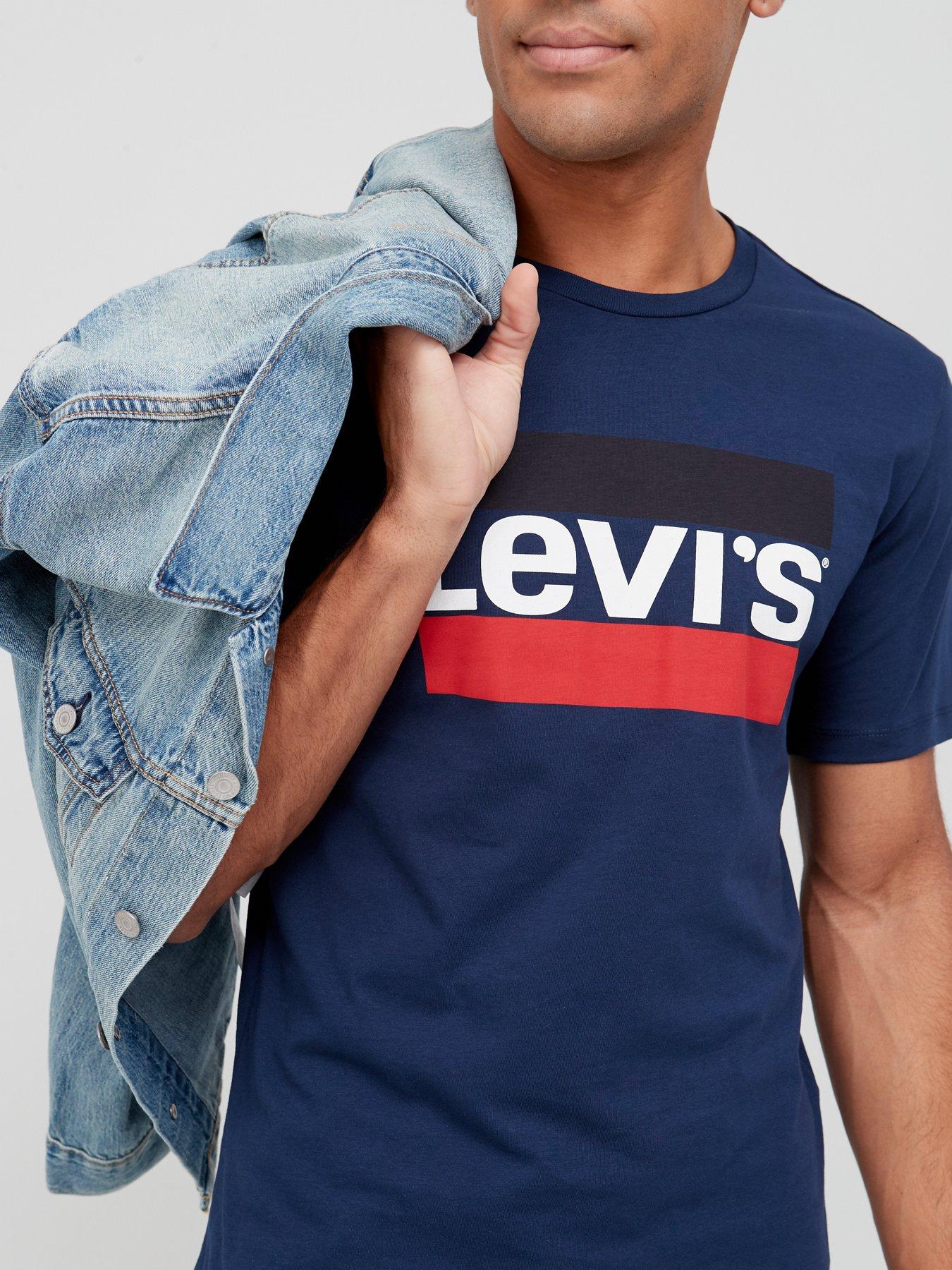 Levis logo t shirt on sale mens