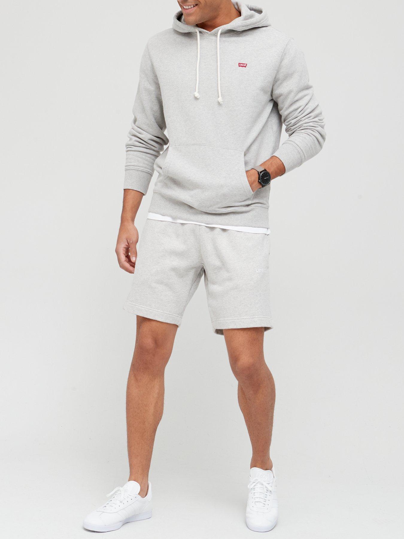 Levi's Red Tab Jersey Shorts - Light Grey Marl 