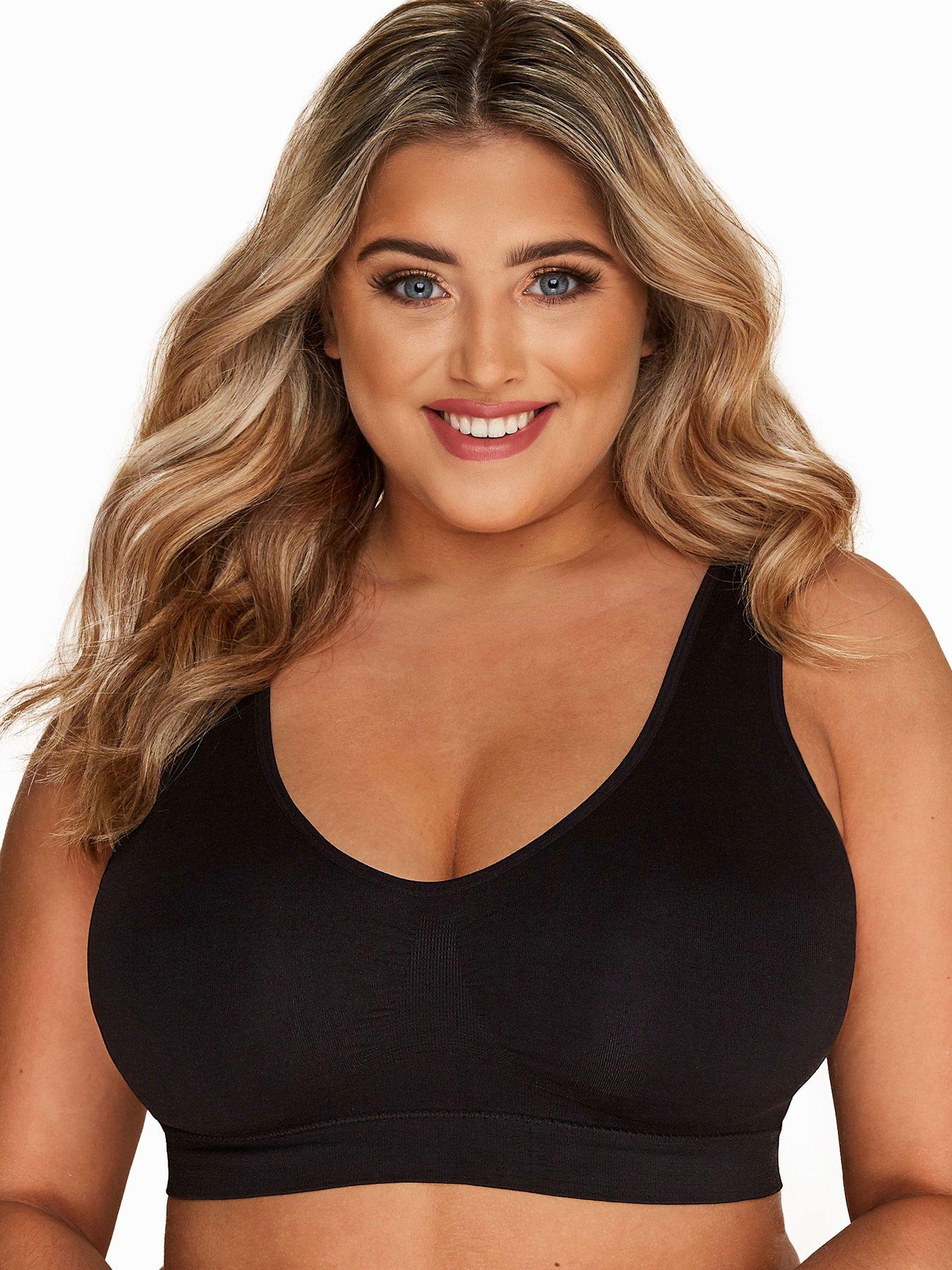 Seamless padded bra - Black - Ladies