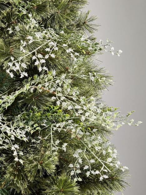 festive-frosted-holly-spray-branches-ndash-set-of-4