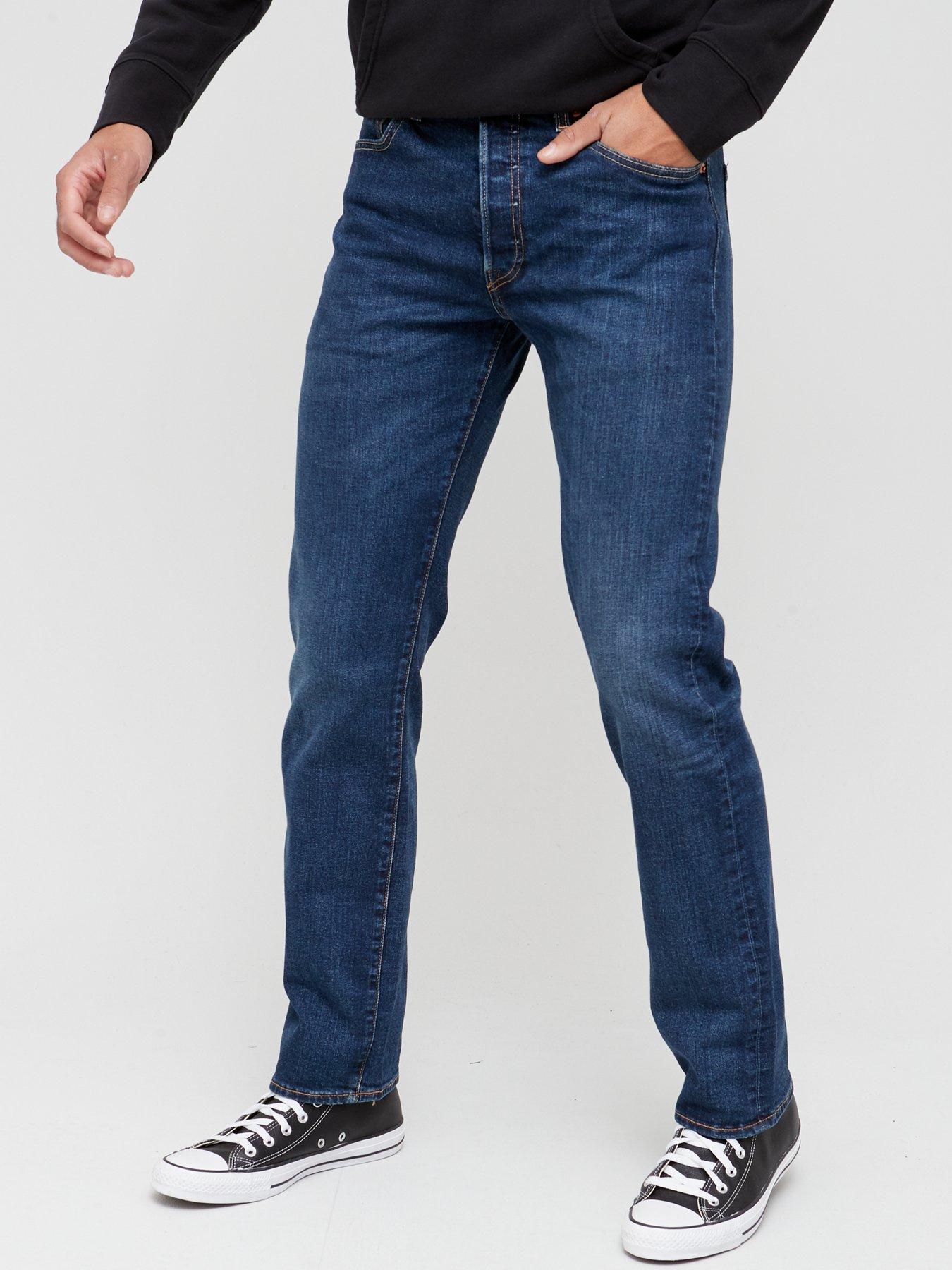 Blue 42                  EU discount 82% Levi's straight jeans MEN FASHION Jeans Worn-in 