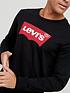  image of levis-housemark-logo-long-sleeve-t-shirt-black