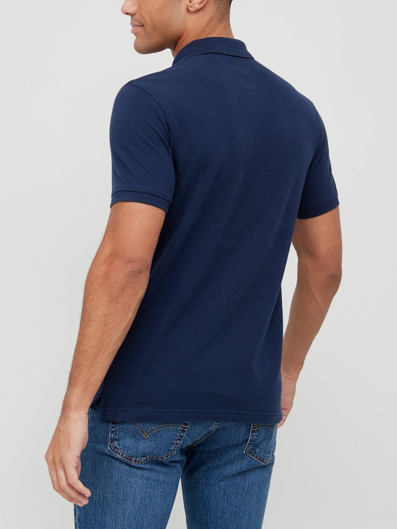 Levi's Embroidered Logo Polo - Navy | very.co.uk