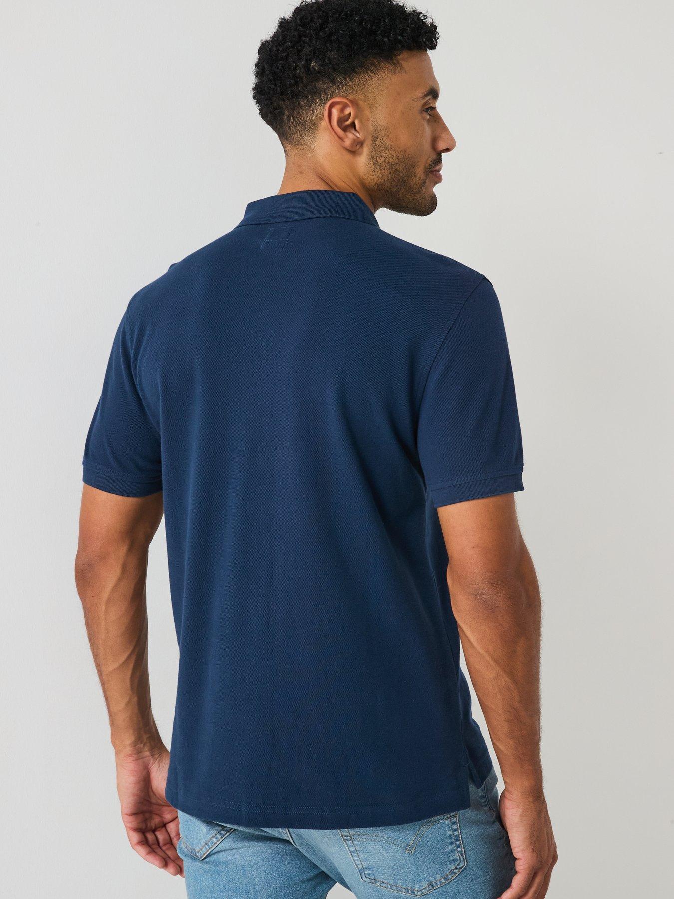 Image 2 of 5 of Levi's Embroidered Logo Polo - Navy